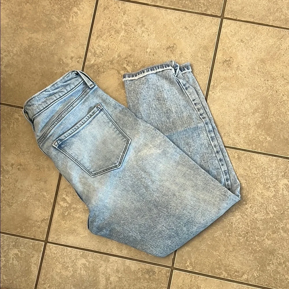 Light Blue Distressed Jeans - Picture 4 of 4